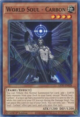 World Soul - Carbon - LIOV-EN028 - Common 1st Edition Lightning Overdrive: LIOV 1st Edition Singles