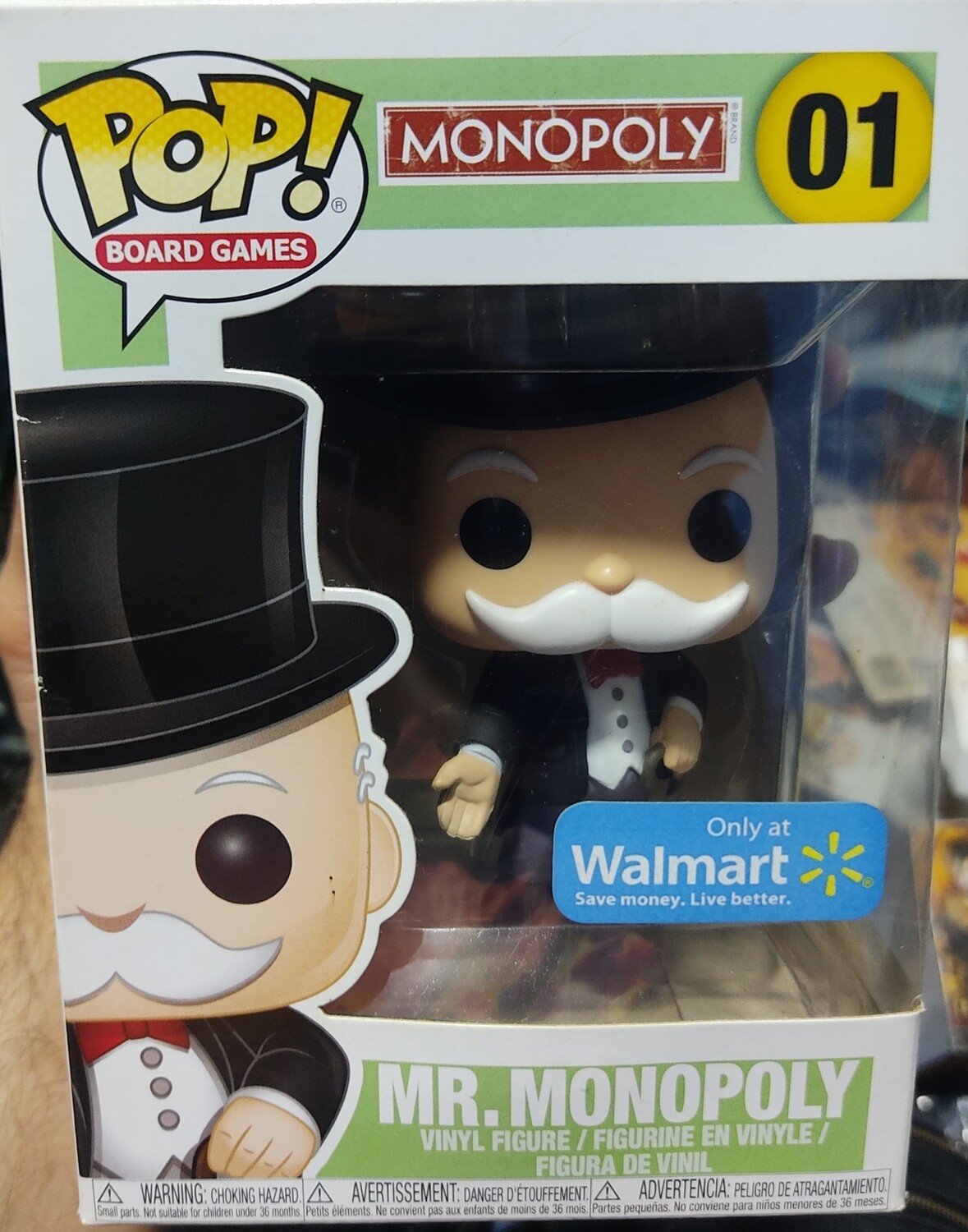 SJ Mr Monopoly Funko Pop Walmart