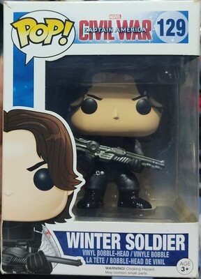 SJ Winter Soldier Funko Pop 129 Civil War