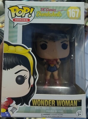 SJ Wonder Woman Funko Pop 167 DC Comics Bombshells