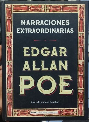 SJ Edgar Allan Poe Narraciones Extraordinarias Tapa Dura Libro Espanol