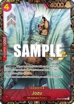 SH Jozu (Championship 2023) - One Piece Promotion Cards (OP-PR)
One Piece Promotion Cards