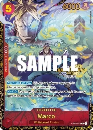 SH Marco (Championship 2023) - One Piece Promotion Cards (OP-PR)
One Piece Promotion Cards