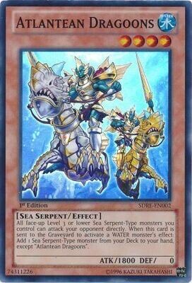 Atlantean Dragoons - SDRE-EN002 - Super Rare 1st Edition Structure Deck: Realm of the Sea Emperor 1st Edition Singles