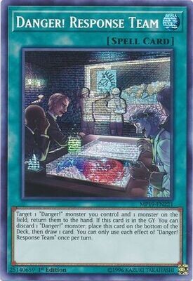Danger! Response Team - MP19-EN221 - Prismatic Secret Rare 1st Edition
Yu-Gi-Oh! 2019 Mega-Tins: Gold Sarcophagus Tin Mega Pack Singles