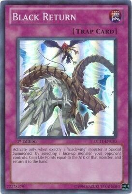 SH Black Return - DP11-EN030 - Super Rare 1st Edition Duelist Pack: Crow [DP11]