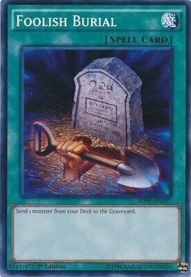 Foolish Burial - SDPD-EN027 - Common 1st Edition
Structure Deck: Pendulum Domination Singles