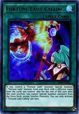 Fortune Lady Calling - RIRA-EN056 - Ultra Rare 1st Edition
Rising Rampage [RIRA] 1st Edition Singles