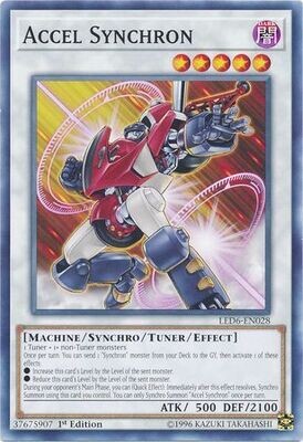 Accel Synchron - LED6-EN028 - Common 1st Edition Legendary Duelists: Magical Hero 1st Edition Singles (espanol)