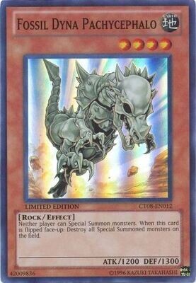 SH Fossil Dyna Pachycephalo - CT08-EN012 - Super Rare Yu-Gi-Oh! Promo Cards