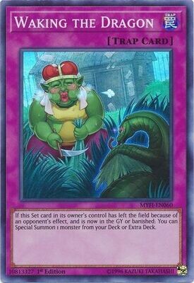 Waking the Dragon - MYFI-EN060 - Super Rare 1st Edition Mystic Fighters Singles