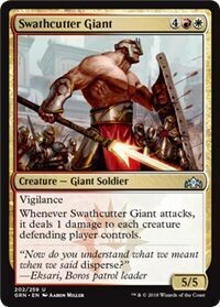 Swathcutter Giant 202/259 Guilds of Ravnica Singles (Español)