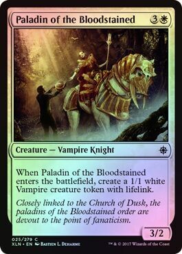 Paladin of the Bloodstained 025/279 - Foil
Ixalan Foil Singles (Español)