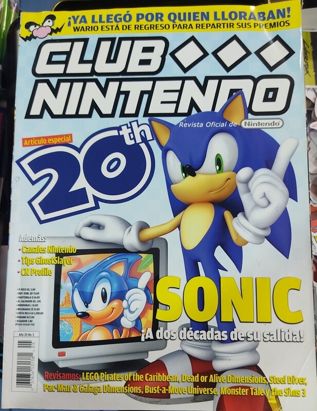 BA Club Nintendo Año 20 Numero 5 Sonic