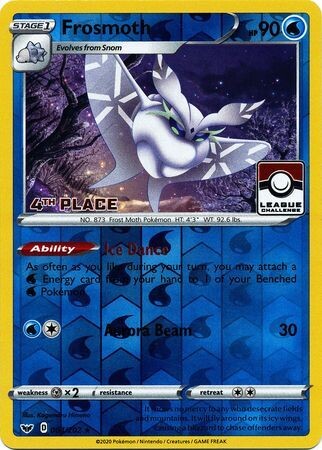 Frosmoth - 064/202 - 4th Place League Promo Pokemon Championship/League/Organized Play Promos (Español)