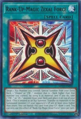 Rank-Up-Magic Zexal Force - MP22-EN090 - Rare 1st Edition
2022 Mega-Tin: Pharaoh&#39;s Gods 1st Edition Singles