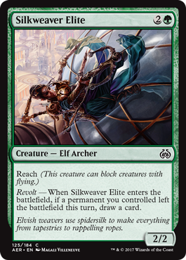Silkweaver Elite 125/184 - Aether Revolt Singles