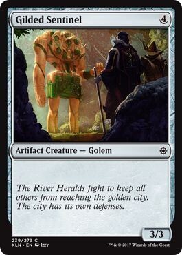 Gilded Sentinel 239/279 - Ixalan Singles (Español)