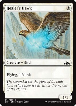 Healer&#39;s Hawk 014/259 Guilds of Ravnica Singles
