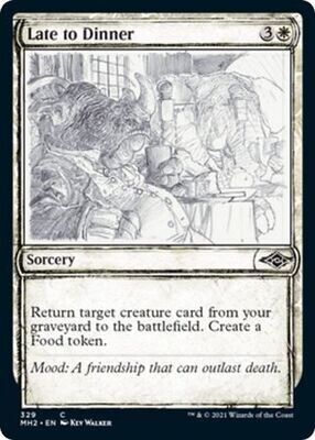 Late to Dinner 329 - Showcase / Sketch
Modern Horizons 2 Collector Booster Singles