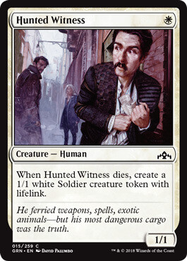 Hunted Witness 015/259
Guilds of Ravnica Singles(Español)