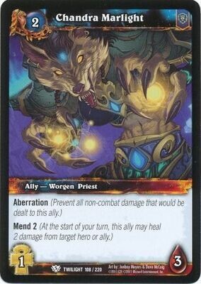 Chandra Marlight - 108/220 - Common
WoW: Twilight of the Dragons