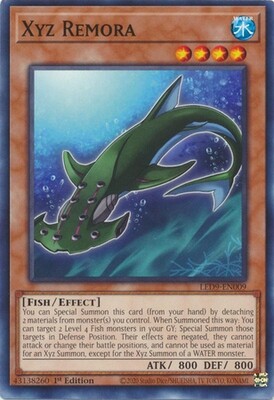 Xyz Remora - LED9-EN009 - Common 1st Edition Legendary Duelists: Duels from the Deep 1st Edition Singles