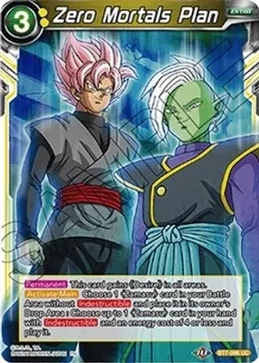 Zero Mortals Plan (foild) - Assault of the Saiyans (DBS-B07) Assault of the Saiyans
