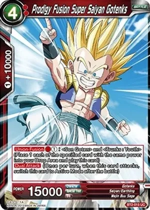 Prodigy Fusion Super Saiyan Gotenks - Union Force (DBS-B02)
Union Force