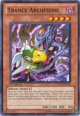 Trance Archfiend - ORCS-EN035 - Common 1st Edition Order of Chaos 1st Edition Singles