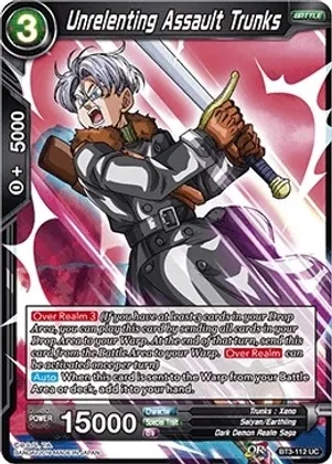 SH Unrelenting Assault Trunks - Cross Worlds (DBS-B03)
Cross Worlds Foil