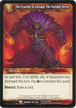 The Crucible of Carnage: The Terror - 207/220 - Common
WoW: Twilight of the Dragons