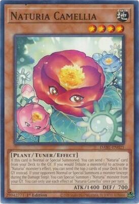Naturia Camellia - DABL-EN021 - Common 1st Edition Darkwing Blast 1st Edition Singles *Espanol*