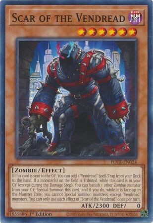Scar of the Vendread - POTE-EN024 - Common 1st Edition Power of the Elements 1st Edition Singles (espanol)