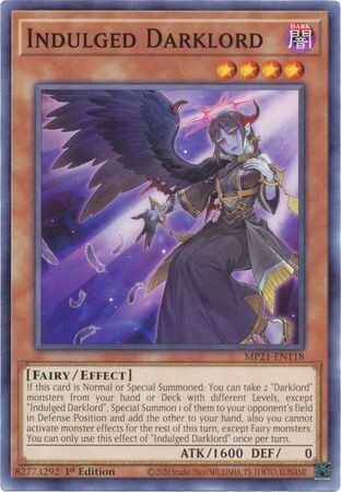 SH Indulged Darklord - MP21-EN118 - Common 1st Edition
2021 Mega-Tin: Ancient Battles 1st Edition Singles