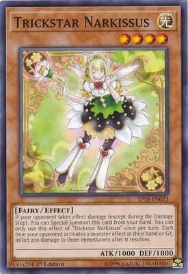 SH Trickstar Narkissus - SP18-EN023 - Common 1st Edition
Star Pack VRAINS 1st Edition Singles