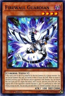 Firewall Guardian - DANE-EN001 - Common 1st Edition Dark Neostorm 1st Edition Singles