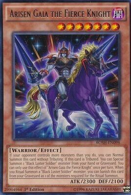 Arisen Gaia The Fierce Knight - BOSH-EN098 - Rare 1st Edition Breakers of Shadow 1st Edition Singles (espanol)