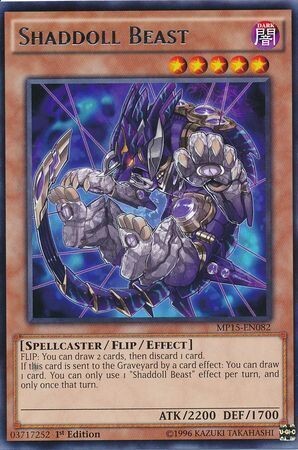 Shaddoll Beast - MP15-EN082 - Rare 1st Edition Yu-Gi-Oh! 2015 Mega-Tins [MP15]