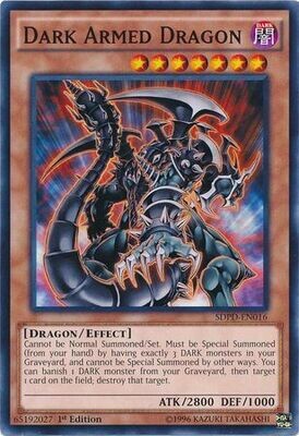 Dark Armed Dragon - SDPD-EN016 - Common 1st Edition Structure Deck: Pendulum Domination Singles