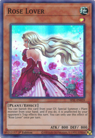 Rose Lover - SESL-EN039 - Super Rare 1st Edition Secret Slayers Singles