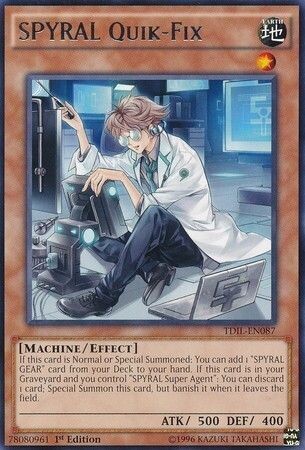 SH SPYRAL Quik-Fix - TDIL-EN087 - Rare 1st Edition
The Dark Illusion 1st Edition Singles