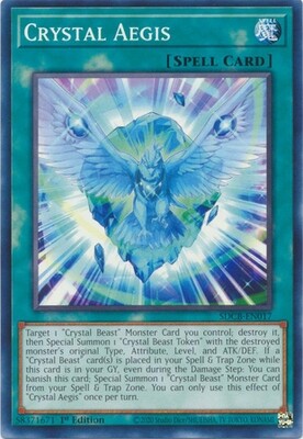 Crystal Aegis - SDCB-EN017 - Common 1st Edition Legend of the Crystal Beasts 1st Edition Singles