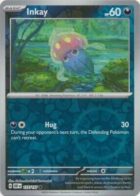 Inkay - 137/197 - Common Reverse Holo Obsidian Flames Reverse Holo Singles