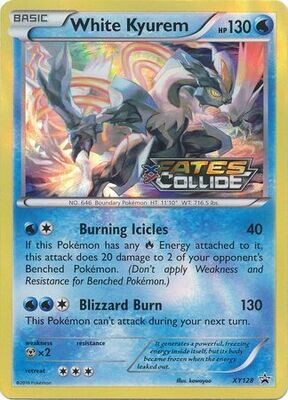 White Kyurem - XY128 - Holo Pre-Release Promo
Pokemon XY Promos