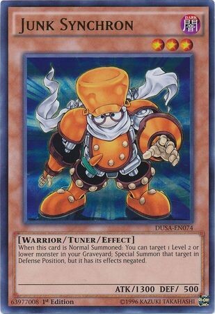 Junk Synchron - DUSA-EN074 - Ultra Rare 1st Edition
Duelist Saga 1st Edition Singles