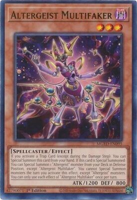 Altergeist Multifaker - MGED-EN095 - Rare 1st EditionMaximum Gold El Dorado 1st Edition Singles *español*