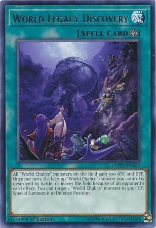 World Legacy Discovery - COTD-EN057 - Rare 1s t Edition Code of the Duelist 1st Edition Singles (espanol)