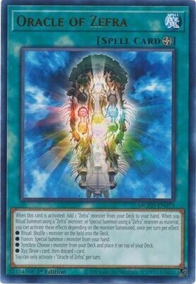 Oracle of Zefra - MGED-EN073 - Rare 1st Edition
Maximum Gold El Dorado 1st Edition Singles