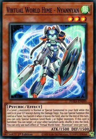 Virtual World Hime - Nyannyan - PHRA-EN099 - Super Rare 1st Edition Phantom Rage 1st Edition Singles [PHRA]